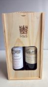 2 boxed wine bottles (Bordeaux)