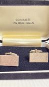 Boxed silver cufflinks - Birmingham