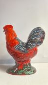 Anita Harris large cockerel signed in gold