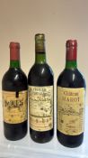 Set of 3 Bordeaux Red Wines, 75 cl, 1983/987