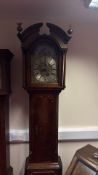 Georgian oak longcase clock