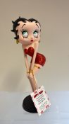 Betty Boop figure red glitter dress