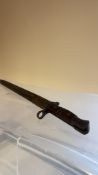 U.S. Model 1917 Remington bayonet with scabbard