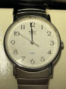 Steel Time watch in box with papers