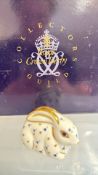 Royal crown derby small rabbit with gold stopper b