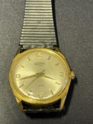 Medana Gold Plated Swiss Made 17jewel Mechanical W