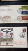 3x Albums of British & world stamps to include fir