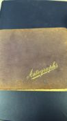 Autograph book early date 1914, multiple autograph