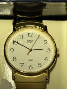 Gold PVD Plated Time watch in box with papers