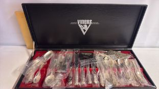 Viners boxed canteen of silver-plate flatware