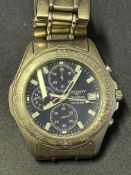 Vagary Titanium Quartz Chronograph Watch with Date