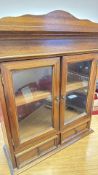 Glazed Wall Display Cabinet