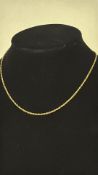 9ct Gold chain Weight 2.8g