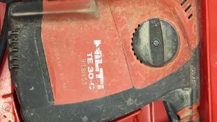 Hilti TE 30-C Rotary Hammer Drill in Case