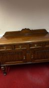Jacobean-revival oak sideboard