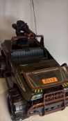 Action Man plastic assault jeep toy vehicle