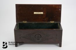 Small Chest from Teak of H.M Battleship 'Hindustan'
