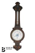 Large Banjo Barometer