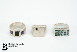 Three Silver Rings