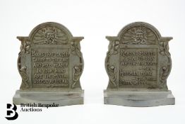 Pair of Iron Book Ends