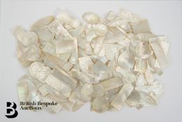 Quantity of Chinese Mother of Pearl Counters