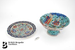 Four Pieces of Turkish Pottery