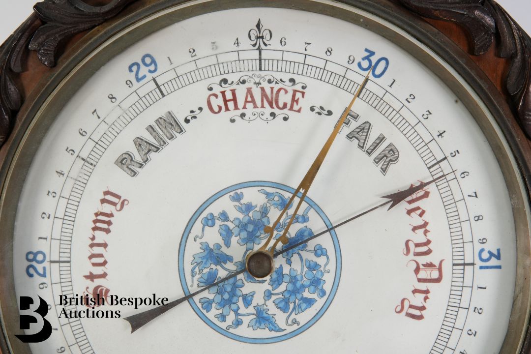 Large Banjo Barometer - Image 5 of 6