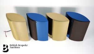 Two Pairs of Bang & Olufsen BeoLab 400 Speakers and Subwoofer