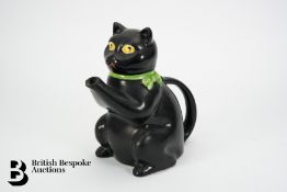 Wood & Sons Black Cat Teapot
