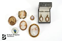 9ct Gold Cameo