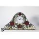 Tiffany Style Glass Lamp and Clock - Image 2 of 3