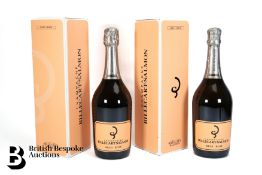 Two Bottles of Billecart Salmon Brut Rosé Champagne