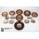 Collection of Pratt Ware Victorian Pot Lids - Image 1 of 3