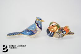 Crown Derby Birds Paperweights