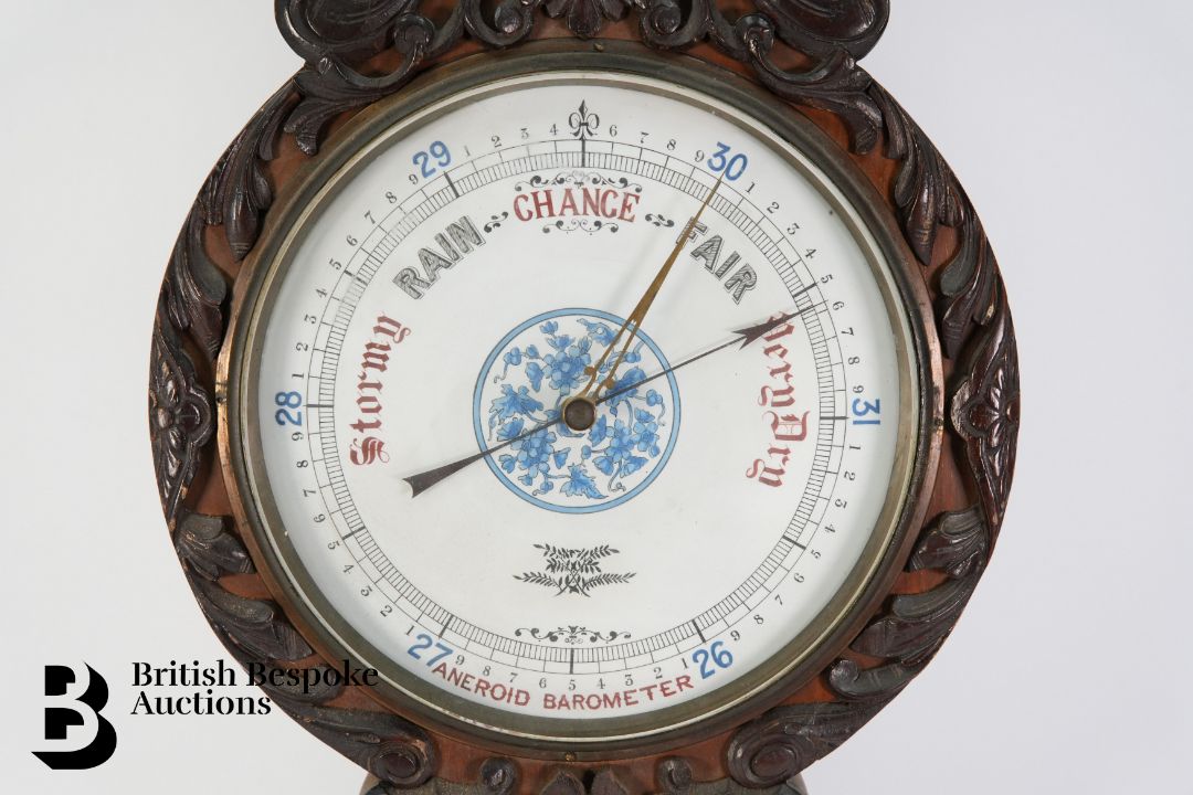 Large Banjo Barometer - Image 3 of 6