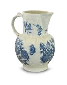 First Period Worcester Blue and White Jug