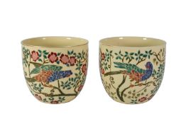Bespoke Zsolnay Pec Hand Painted Porcelain Jardinières