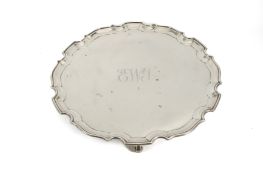 Large George V Silver Salver