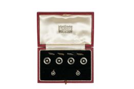 Set of Harrods of London 9ct Gold Dress Studs