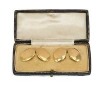 Set of Gentleman's 18ct Gold Cufflinks