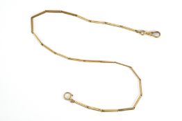 Antique 14/15ct Yellow Gold Fob Chain