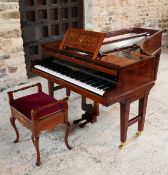 1875 Broadwood Boudoir Grand Piano