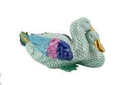 Large Pair of Herend Ducks