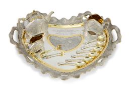 Dr Christopher Dresser Attributed Silver Komai Bachelor Tea Set