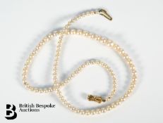 Graduated Cultured Pearl Necklace