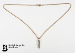 18ct Diamond Pendant