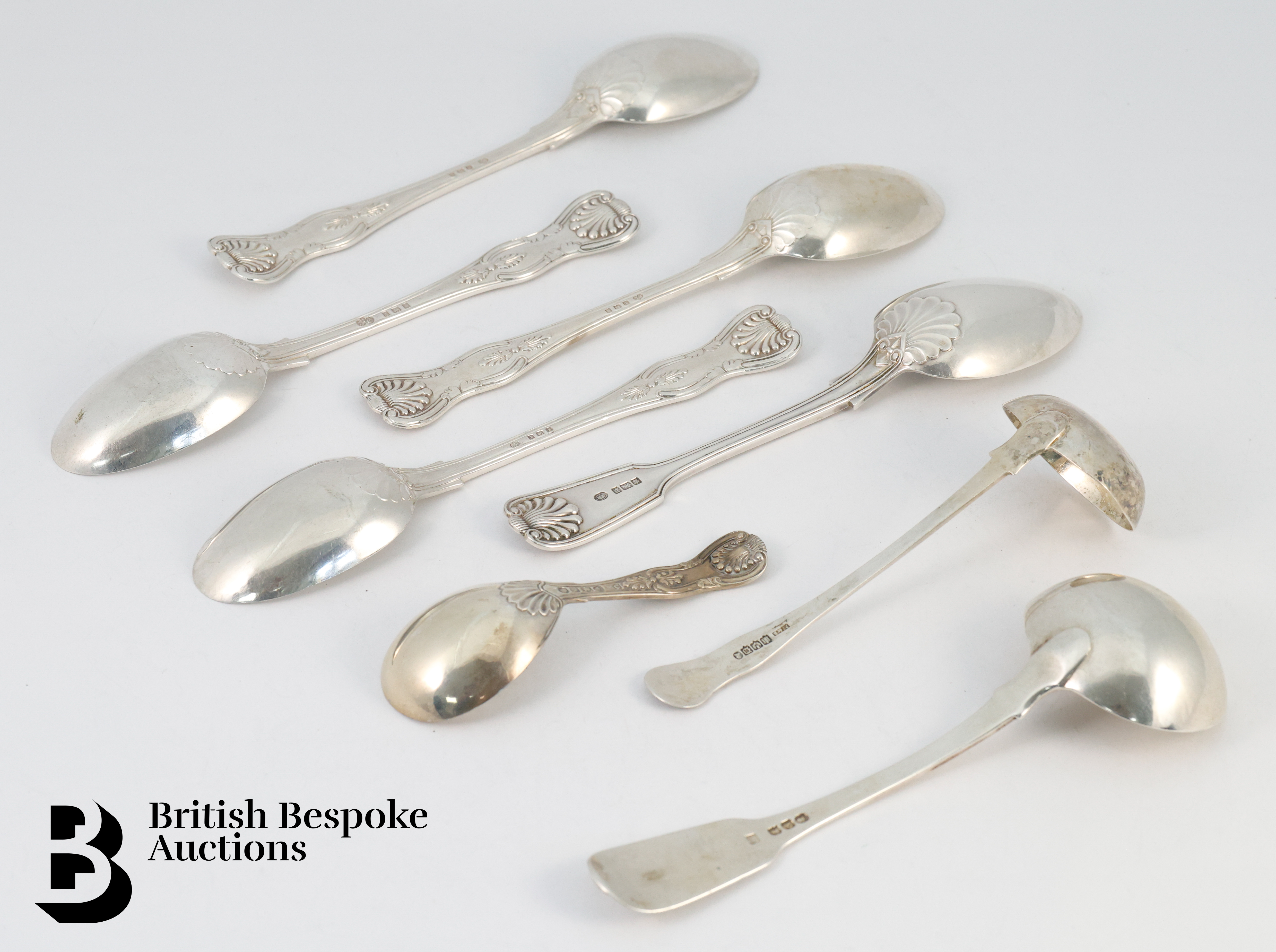 Silver Dessert Spoons - Image 2 of 3