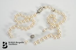 Cultured Pearl Necklace