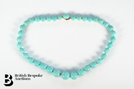Single Strand Turquoise Necklace