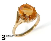 18ct Gold and Citrine Ring